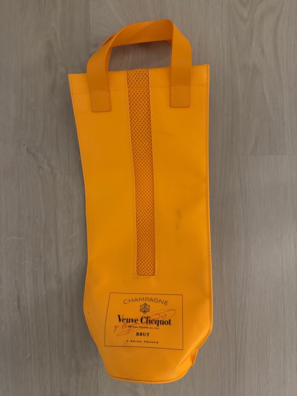 Veuve Clicquot Champagne Bottle Tote in Signature Yellow